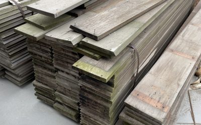 Circulaire houten gevel